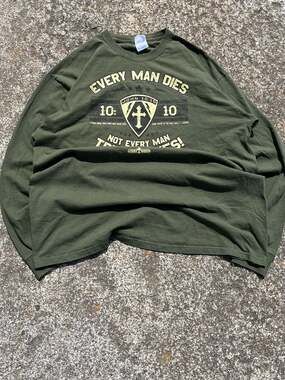 Light Source Every Man Dies John 10:10 Long Sleeve T-Shirt 2XL